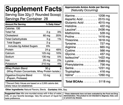 Whey Protein w/ Enzymes